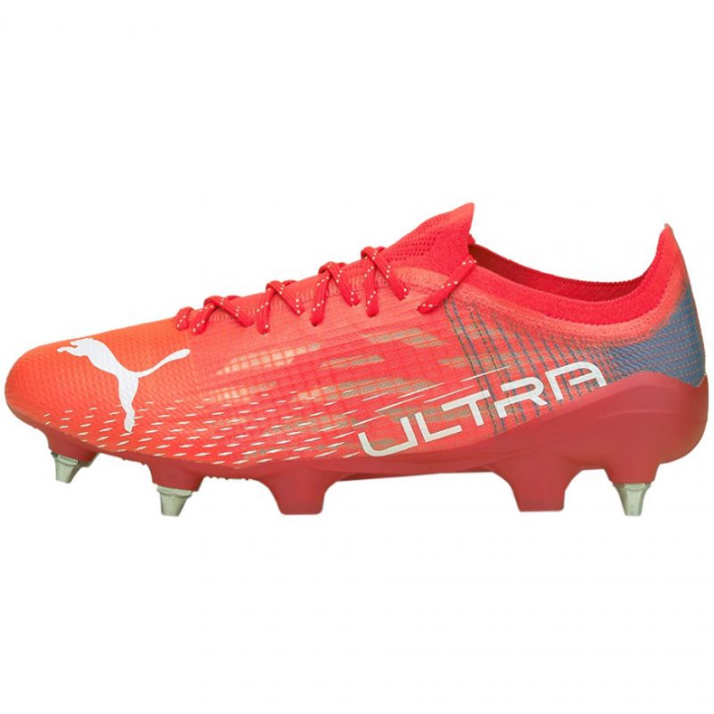 Fotbollsskor Puma Ultra 1.3 MxSG M 106513 01 röd apelsiner och röda 1