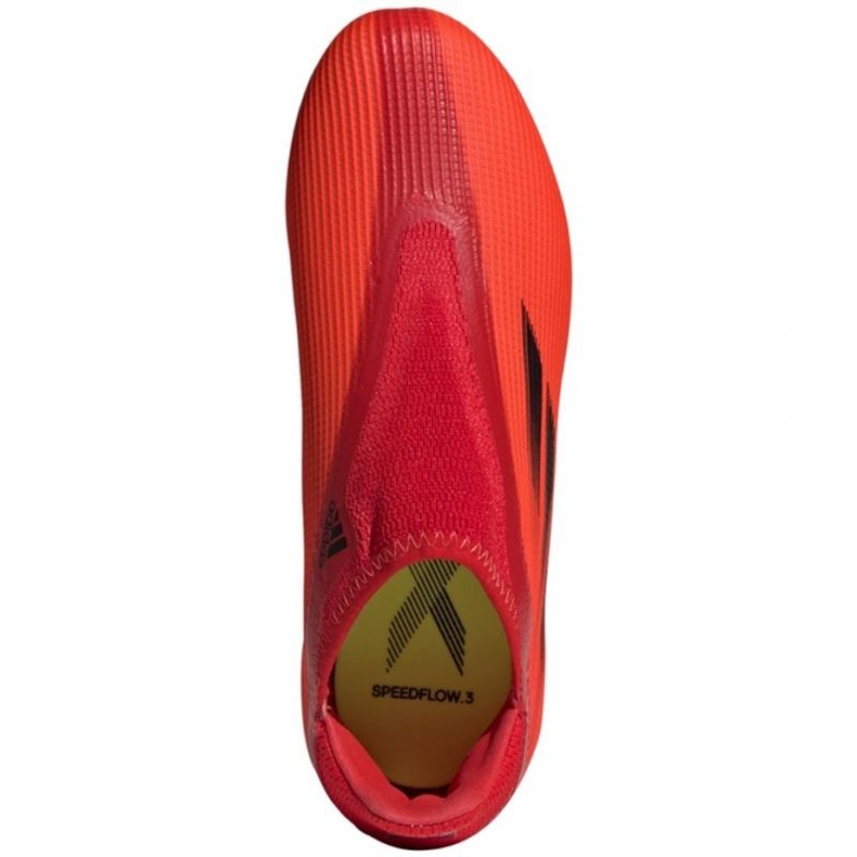 Adidas X Speedflow.3 Fg Ll Jr FY3257 fotbollsskor mångfärgad apelsiner och röda 1