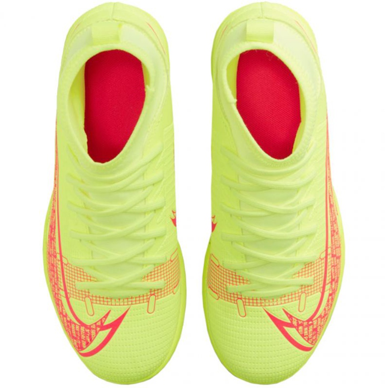 Inomhusskor Nike Mercurial Superfly 8 Club Ic Jr CV0792-760 gul gul 1