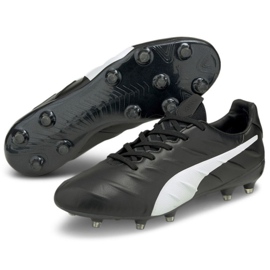 Puma King Platinum 21 FG/AG 106478 01 fotbollsskor svart svart 1