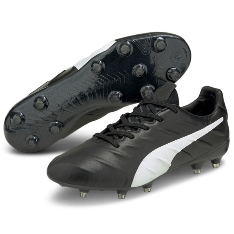 Puma King Platinum 21 FG/AG 106478 01 fotbollsskor svart svart 1