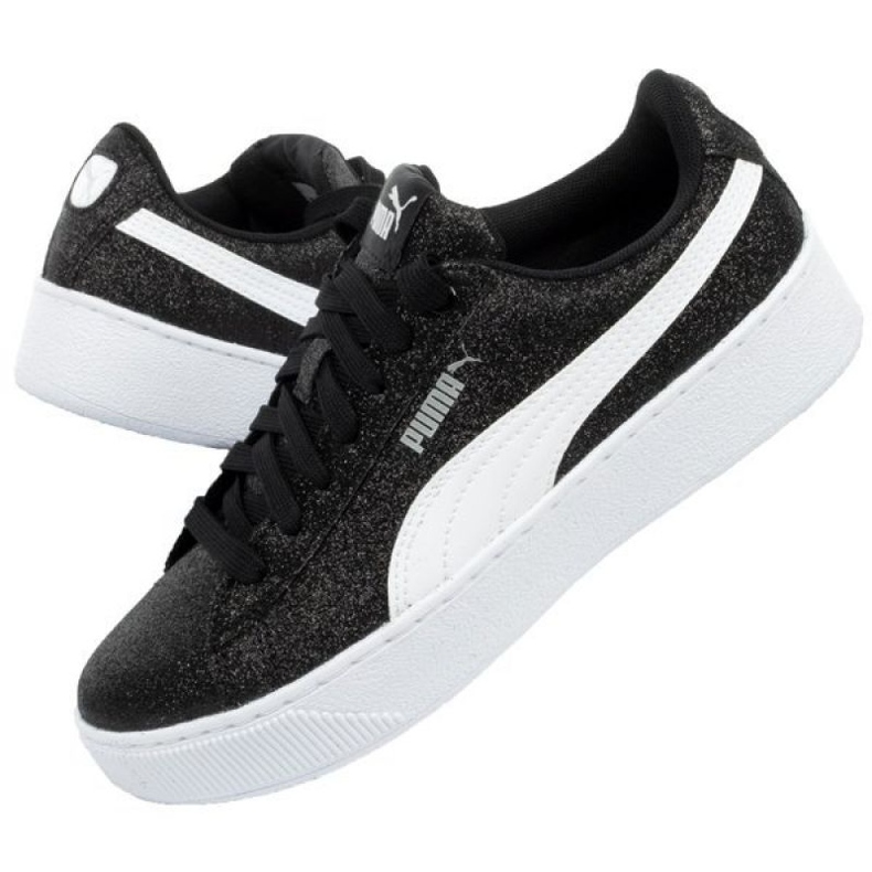 Puma Vikky Platform Glitz Jr 366856 02 svart blå 1