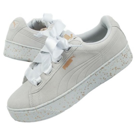 Puma Vikky Platform Ribbon W 366815 02 grå 1