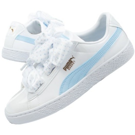 Puma Basket Heart Stars W 367820 01 vit blå 1