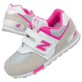 New Balance Jr YV574FNG skor rosa grå 1