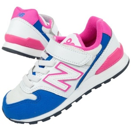 New Balance Jr YV996DC skor vit blå rosa 1