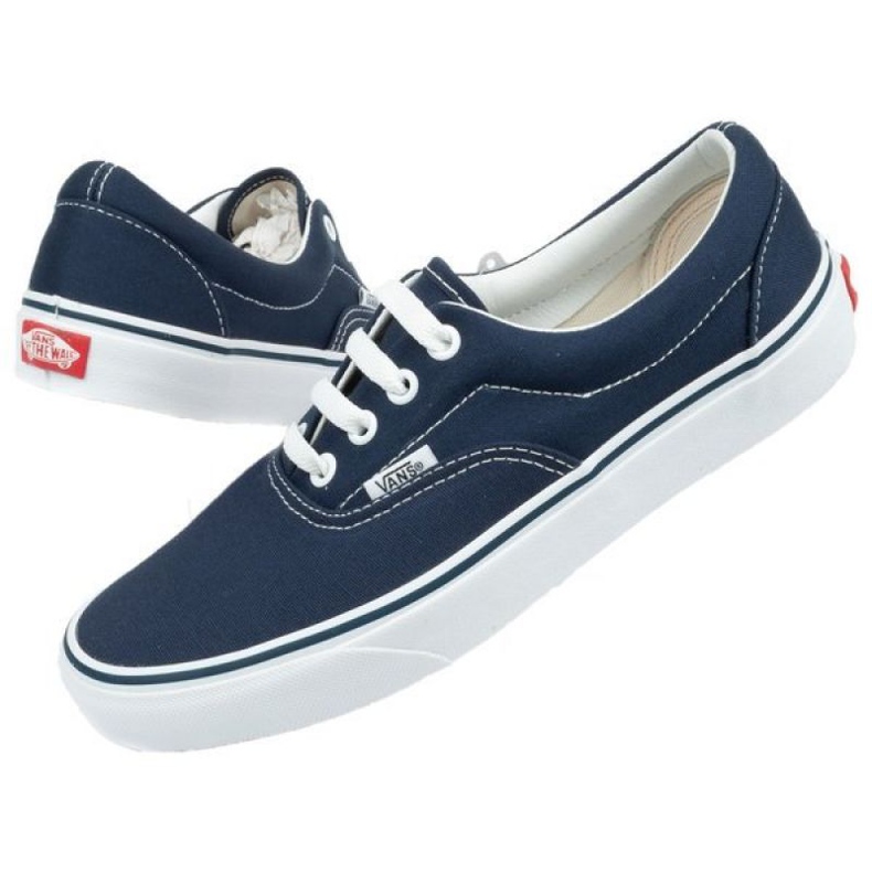 Vans Era 0EWZNVY skor vit marinblå 1