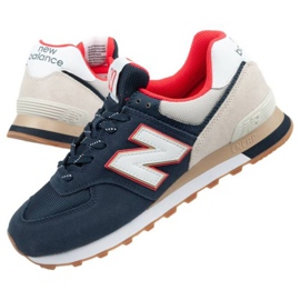New Balance M Ml574Skb beige vit röd marinblå 1