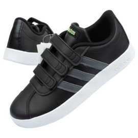 Adidas Vl Court Jr F36387 skor svart blå 1
