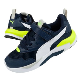 Puma X-Ray Jr 374395 21 skor svart marinblå 1