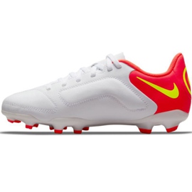 Nike Tiempo Legend 9 Club FG / MG Jr DA1331 176 fotbollsskor gul, vit, flerfärgad vit 1