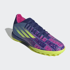 Adidas X Speedflow Messi.3 Tf M FY6896 fotbollsskor marinblå, mångfärgad blått och marinblått 1