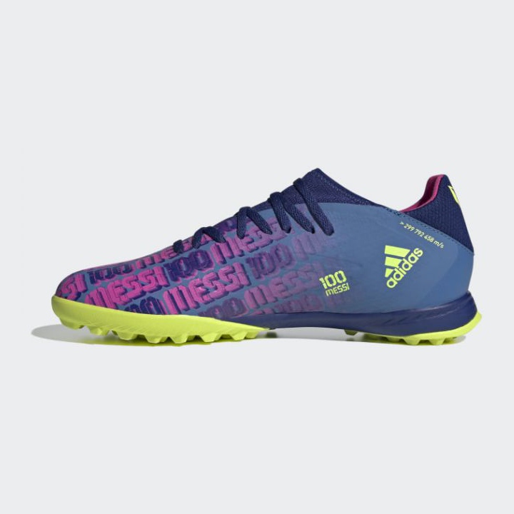 Adidas X Speedflow Messi.3 Tf M FY6896 fotbollsskor marinblå, flerfärgad blått och marinblått 2