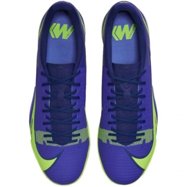 Nike Mercurial Vapor 14 Academy Tf M CV0978 474 fotbollsskor blågrön blå 1