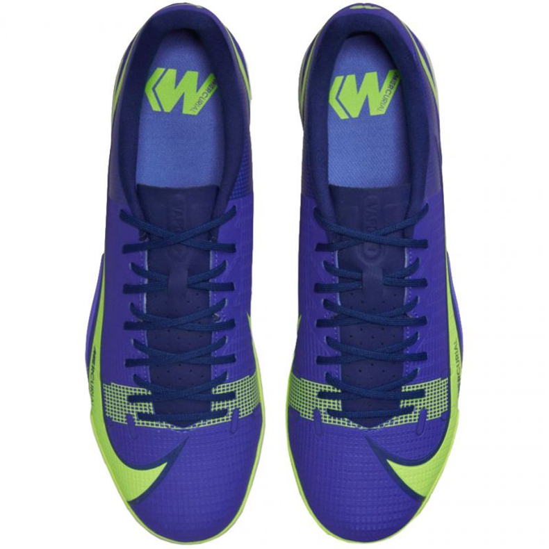 Nike Mercurial Vapor 14 Academy Tf M CV0978 474 fotbollsskor blågrön blå 1