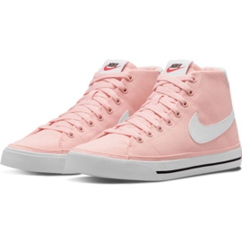 Nike Court Legacy Mid Canvas W DD0161 800 skor rosa 1