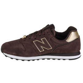 Skor New Balance W WL373MM2 brun gyllene 1