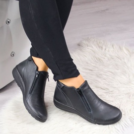 Bekväma isolerade läderstövlar W Helios 642 grå 2