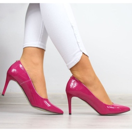 BM Pumps på stilettklack lackad Juma W CIT2565I fuchsia rosa 2