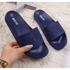 Strandtofflor Big Star W DD274A269 marinblå 1