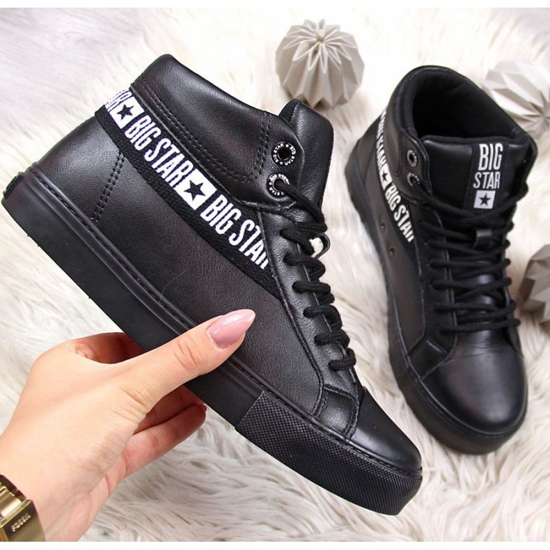 Höga sneakers Big Star W EE274355 svart 1