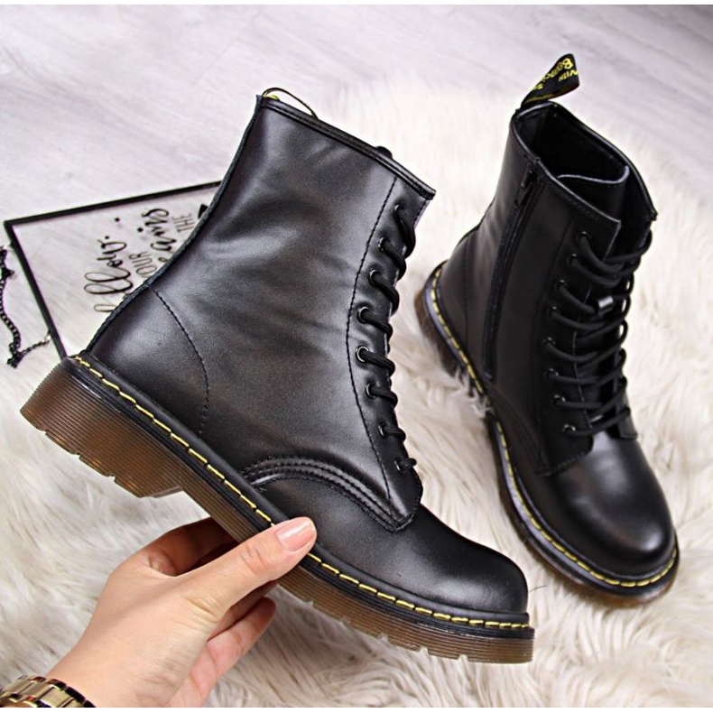 Isolerade läderstövlar Filippo W PAW77A svart 1