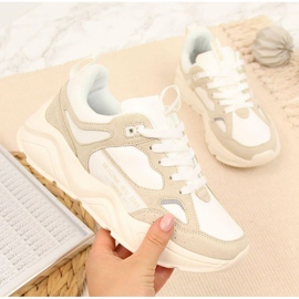 Sneakers på plattformen Big Star W GG274657 vit 1