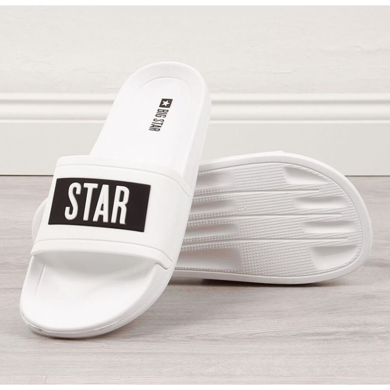 White Big Star M DD174700 pooltofflor för poolen vit 1