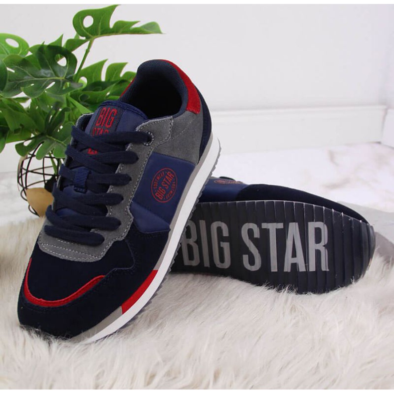 Big Star W GG274A055 marinblå sneakers svart röd grå 2