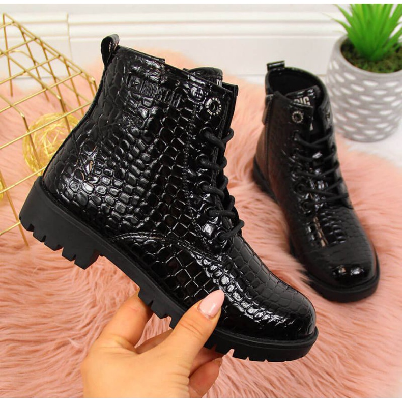 Svarta Big Star Jr II374044 stövlar vit 1