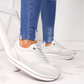 Skor på plattformen Big Star W II274216 vit 2