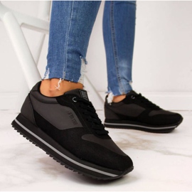 Svarta sportskor på Big Star W II274217 -plattformen 2