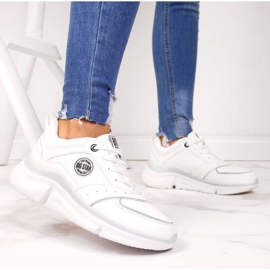 Sportskor på plattformen Big Star W II274314 vit 2