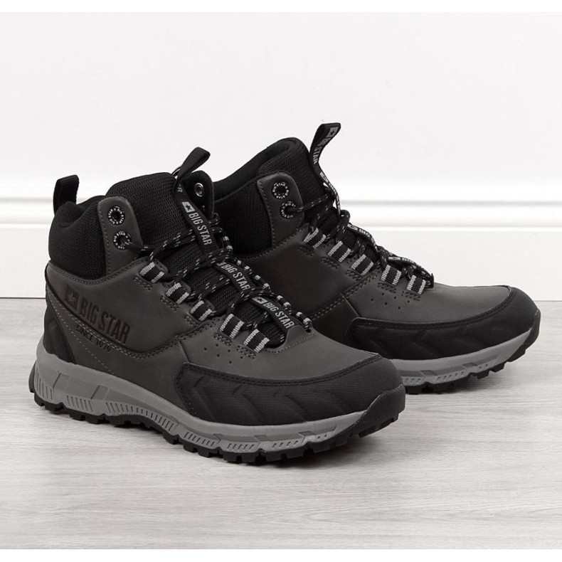 Grå Big Star M INT1624A vandringsskor 1