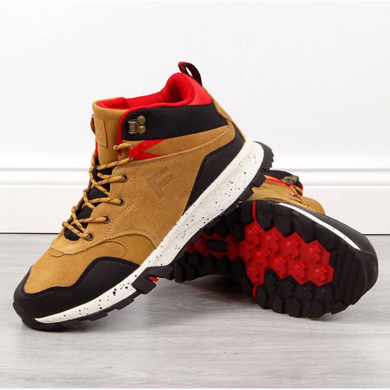 Lädervandringsskor Filippo M PAW294B kamel brun 1