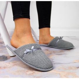 Hem tofflor News W EVE331B grå 2