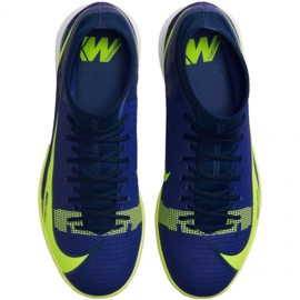 Nike Mercurial Superfly 8 Academy Ic M CV0847 474 fotbollsskor blå grön blå 1