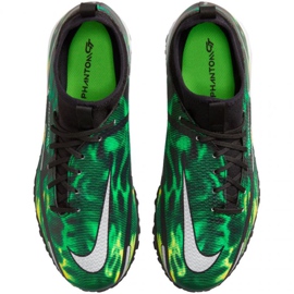 Nike Phantom GT2 Academy Df Tf Sw Jr DM0741 003 fotbollsskor grön, mångfärgad grön 1