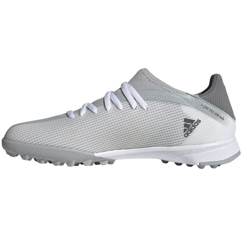 Adidas X Speedflow.3 Tf Jr FY3322 fotbollsskor grå nyanser av grå 1