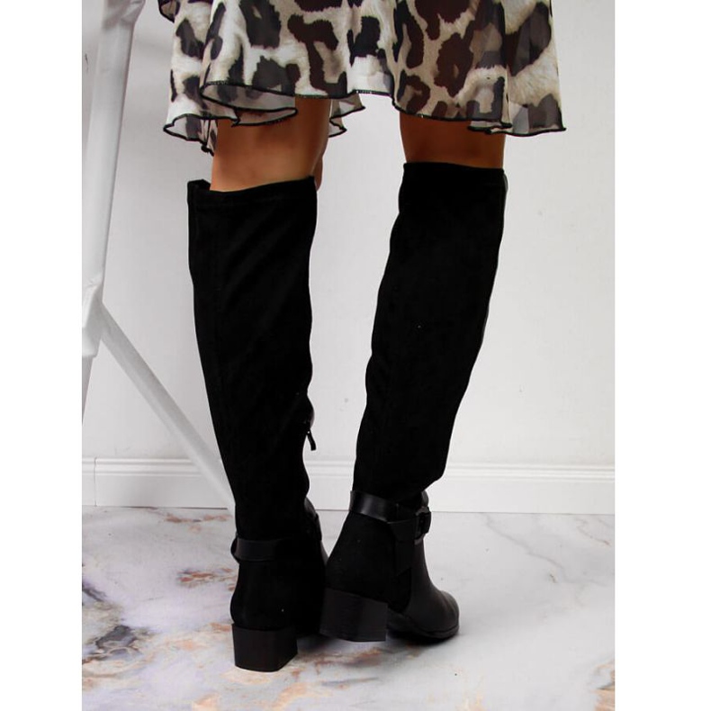 Svarta stövlar på Filippo W PAW302 block 2