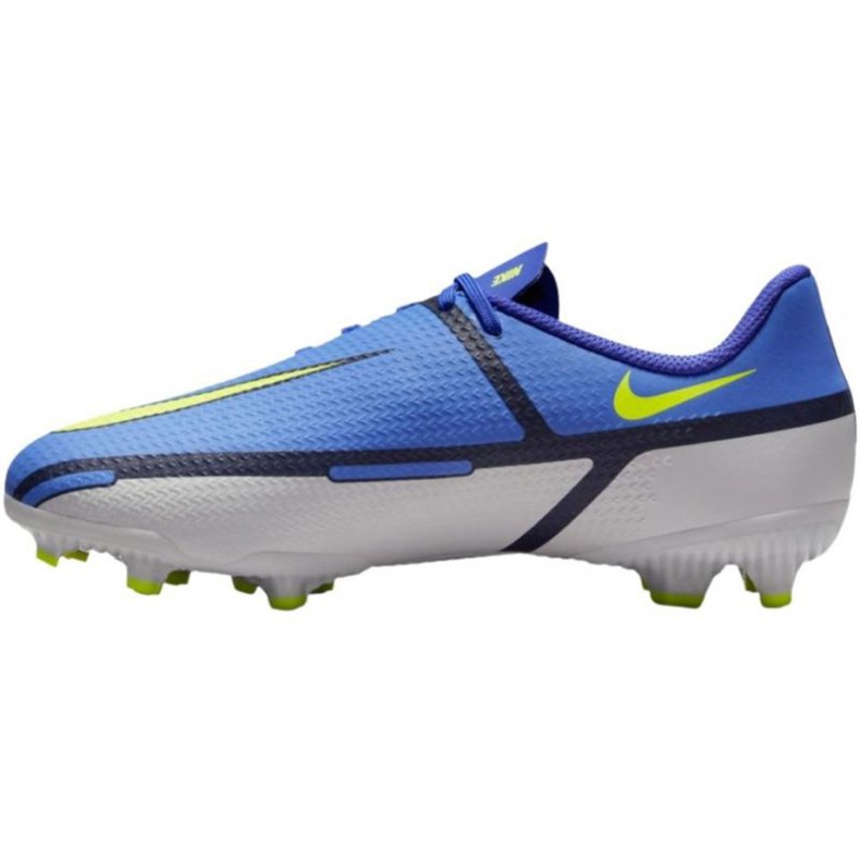 Nike Phantom GT2 Academy FG / MG Jr DC0812 570 fotbollsskor blå grå blå 1