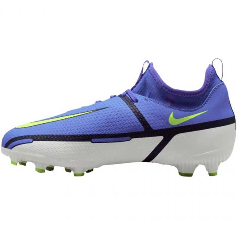Nike Phantom GT2 Academy Df FG / MG Jr DC0813 570 fotbollsskor blå grå blå 1