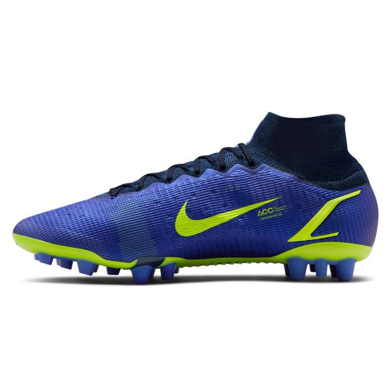 Nike Superfly 8 Elite Ag M CV0956-574 fotbollsskor blå blå 1