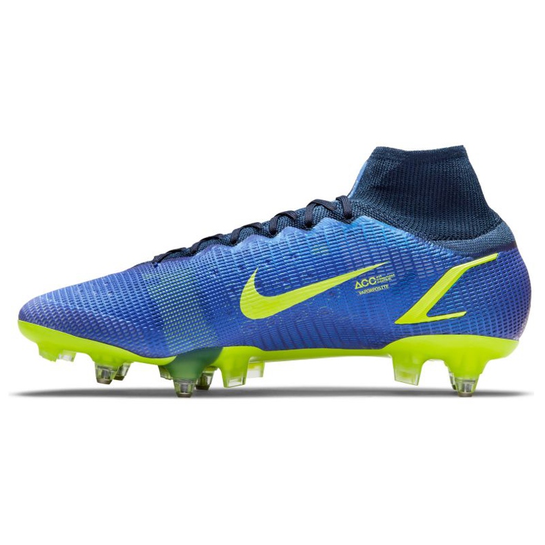 Nike Superfly 8 Elite SG-Pro Ac M CV0960-574 fotbollsskor marinblå blå 1