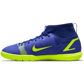 Nike Mercurial Superfly 8 Academy Ic Jr CV0784 474 fotbollsskor mångfärgad blå 1