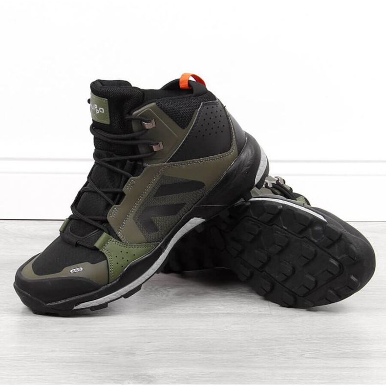 Höga vandringsskor Filippo M PAW304B khaki svart grön 1