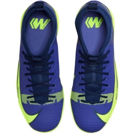 Nike Mercurial Superfly 8 Academy Tf Jr CV0789 474 fotbollsskor mångfärgad blå 1