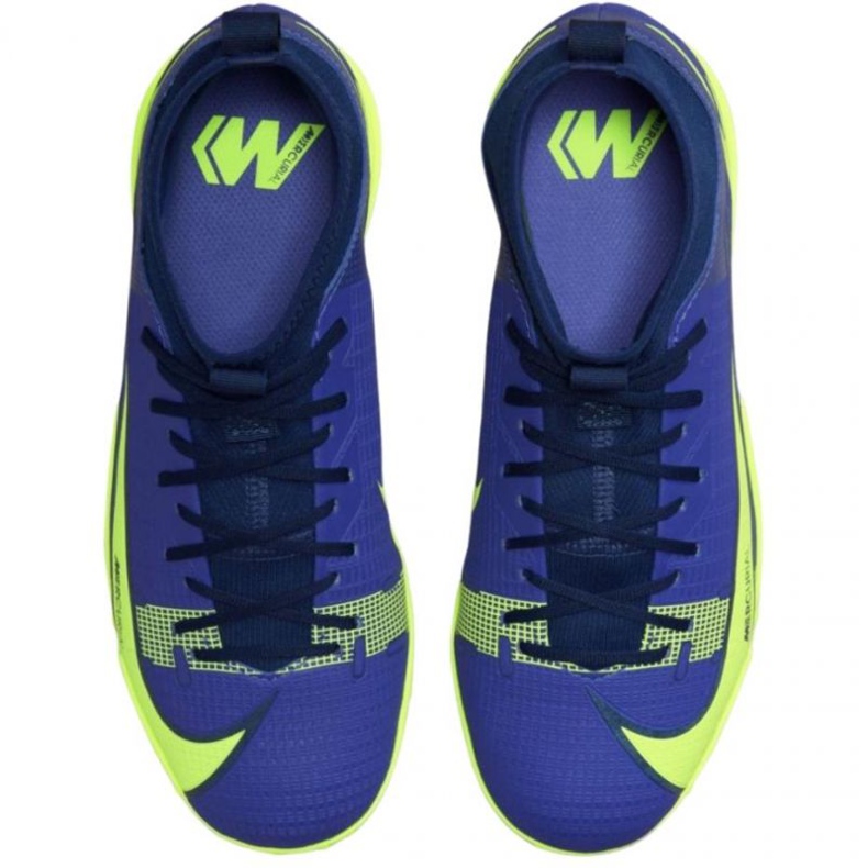 Nike Mercurial Superfly 8 Academy Tf Jr CV0789 474 fotbollsskor mångfärgad blå 1