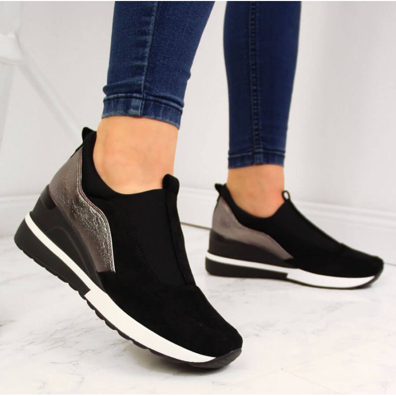 Wedge sneakers W Vinceza WM790B svarta 2