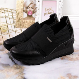 Wedge sneakers Vinceza W JAN62 svarta 2